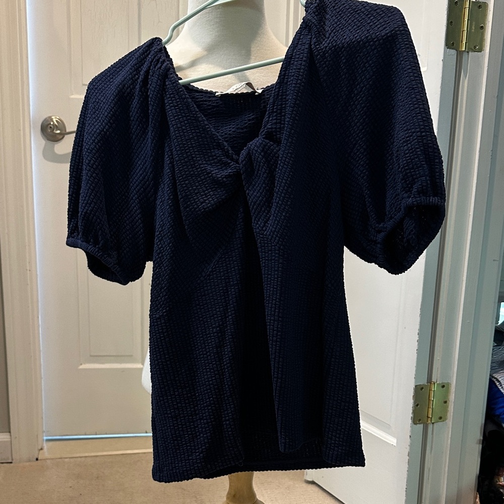 Navy Blue Women's Top